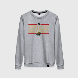 Женский свитшот Minnesota Wild NHL Миннесота Уайлд НХЛ
