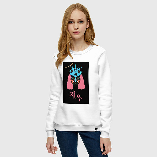 Женский свитшот Hellbound 2022 / Белый – фото 3