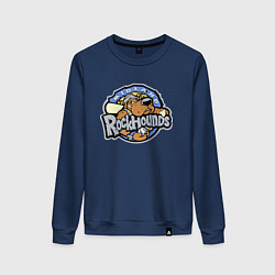 Свитшот хлопковый женский Midland Rockhounds - baseball team, цвет: тёмно-синий