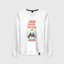 Женский свитшот 2022 новый год со стеклянным шаром