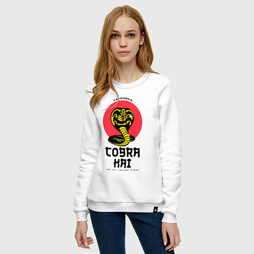 Женский свитшот Cobra Kai: California / Белый – фото 3