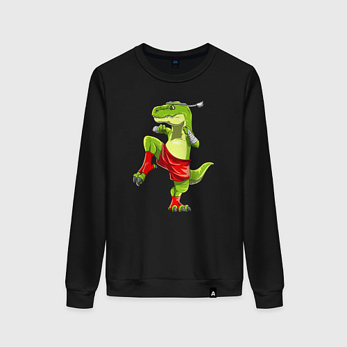 Женский свитшот Дино Муай Тай / Черный – фото 1