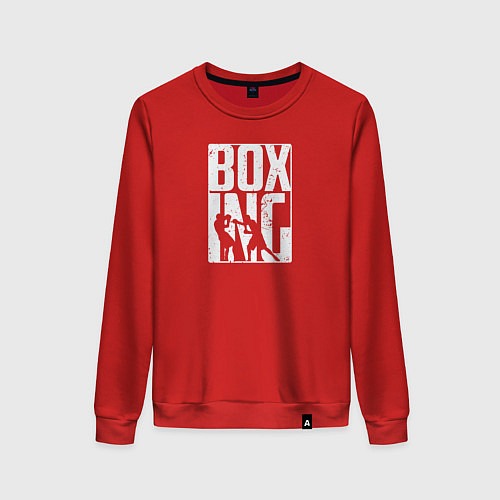 Женский свитшот Boxing бой / Красный – фото 1