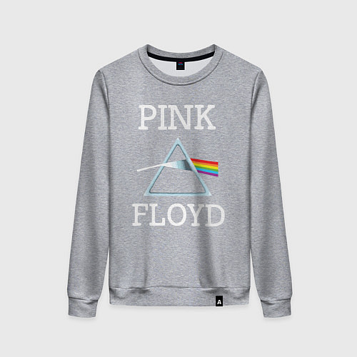 Женский свитшот PINK FLOYD - ПИНК ФЛОЙД ЛОГОТИП / Меланж – фото 1