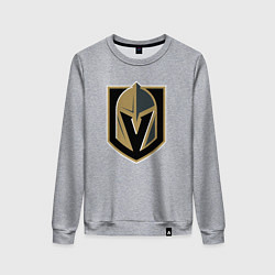 Свитшот хлопковый женский Vegas Golden Knights , Вегас Голден Найтс, цвет: меланж