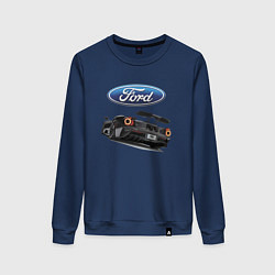 Свитшот хлопковый женский Ford Performance Motorsport, цвет: тёмно-синий