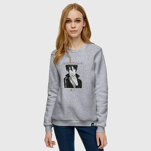 Женский свитшот Ято Yato, Noragami / Меланж – фото 3