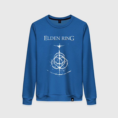 Женский свитшот Elden ring лого / Синий – фото 1