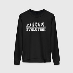 Женский свитшот HOCKEY EVOLUTION ХОККЕЙ ЭВОЛЮЦИЯ