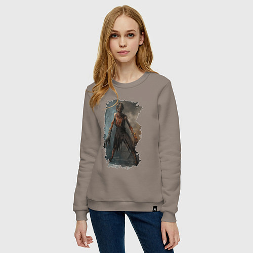 Женский свитшот DYING LIGHT 2 Банши / Утренний латте – фото 3