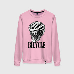 Женский свитшот Bicycle Skull