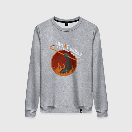 Женский свитшот Escape from City 17 / Меланж – фото 1