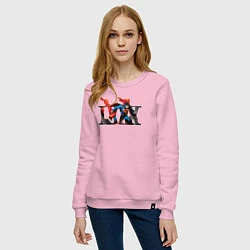 Свитшот хлопковый женский IXXX, цвет: светло-розовый — фото 2