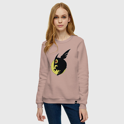 Женский свитшот Night raid Akame ga kill / Пыльно-розовый – фото 3