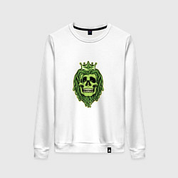 Женский свитшот Green Skull