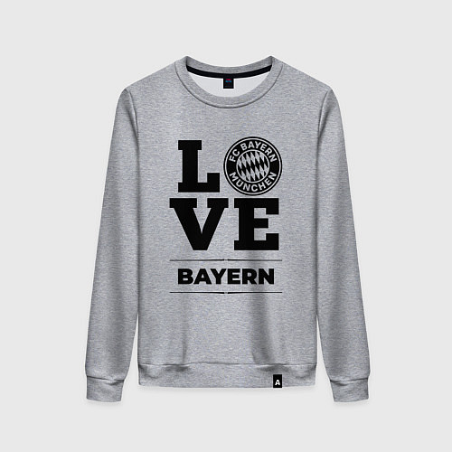 Женский свитшот Bayern Love Классика / Меланж – фото 1