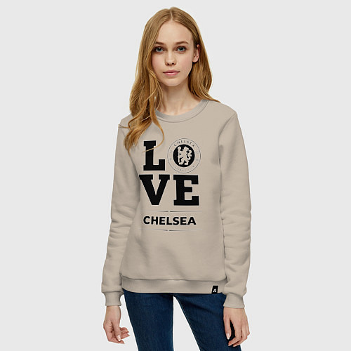 Женский свитшот Chelsea Love Классика / Миндальный – фото 3