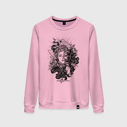 Женский свитшот Lady Darkness Леди Тьма Готический рисунок