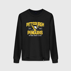 Женский свитшот Pittsburgh Penguins Питтсбург Пингвинз