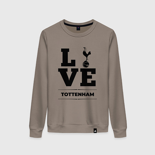 Женский свитшот Tottenham Love Классика / Утренний латте – фото 1