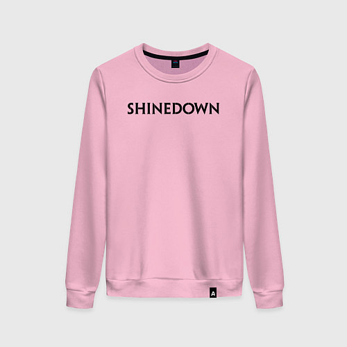 Женский свитшот Shinedown лого / Светло-розовый – фото 1