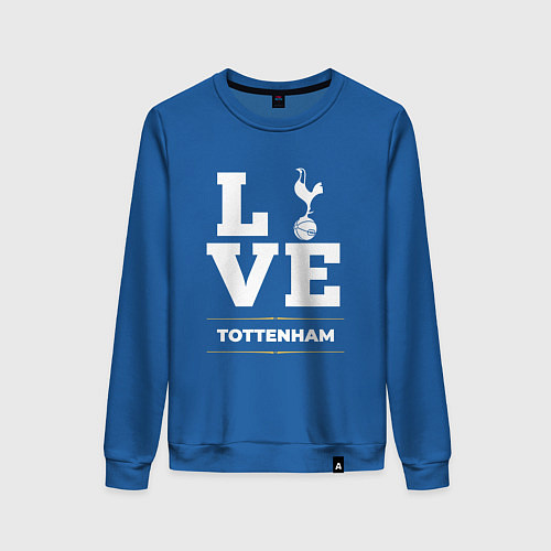 Женский свитшот Tottenham Love Classic / Синий – фото 1