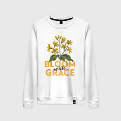 Женский свитшот Bloom with grace