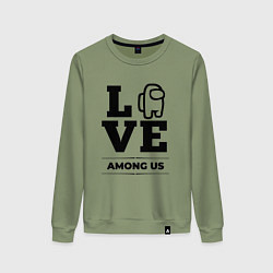 Женский свитшот Among Us Love Classic