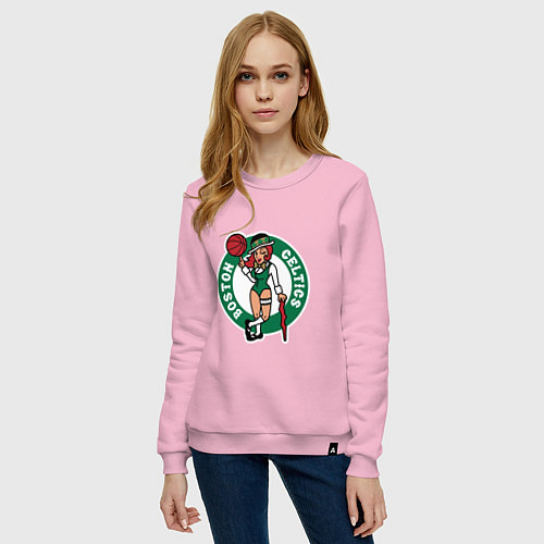 Женский свитшот Celtics Girl / Светло-розовый – фото 3