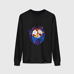 Свитшот хлопковый женский Jazz Melody, цвет: черный