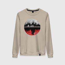 Женский свитшот Stranger Things Moon