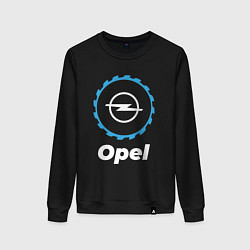 Свитшот хлопковый женский Opel в стиле Top Gear, цвет: черный
