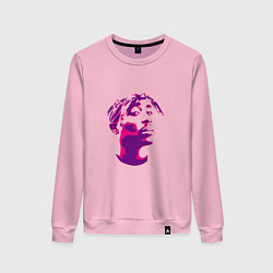 Женский свитшот 2pac in pink