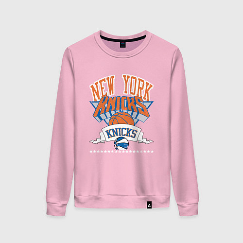 Женский свитшот NEW YORK KNIKS NBA / Светло-розовый – фото 1