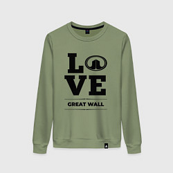 Женский свитшот Great Wall Love Classic