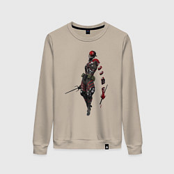 Свитшот хлопковый женский Monsoon 976-AZQEE, цвет: миндальный