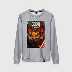 Женский свитшот Doom eternal - poster