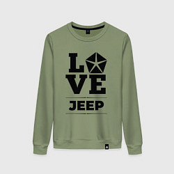 Женский свитшот Jeep Love Classic