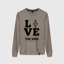 Женский свитшот The Sims love classic