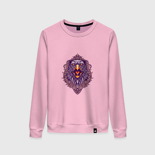 Женский свитшот Орёл / Светло-розовый – фото 1