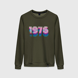 Женский свитшот 1976 год retro neon