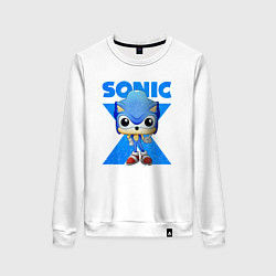 Свитшот хлопковый женский Funko pop Sonic, цвет: белый