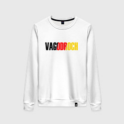 Свитшот хлопковый женский VAGODROCH, цвет: белый