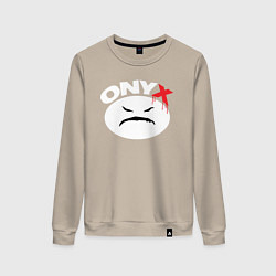 Женский свитшот Onyx logo white