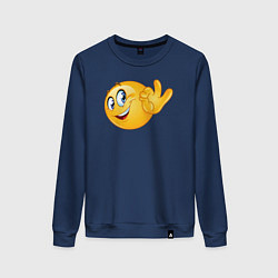 Женский свитшот Эмодзи - ОК
