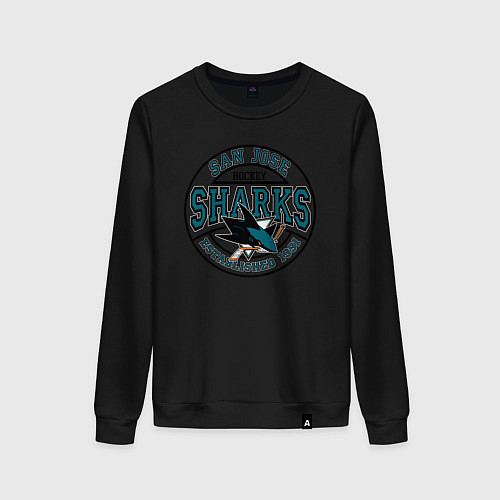 Женский свитшот San Jose Sharks / Черный – фото 1