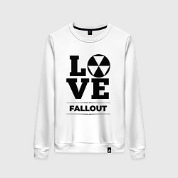 Женский свитшот Fallout love classic