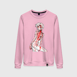 Женский свитшот Просто Рей Аянами - Ева