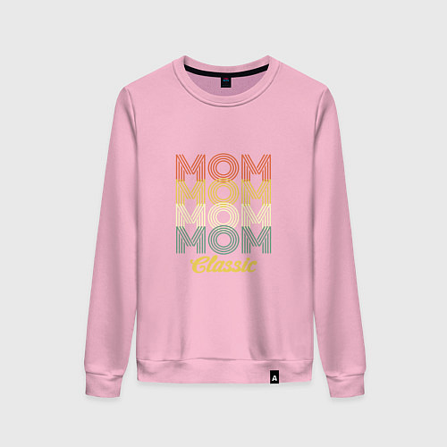 Женский свитшот Mom Classic / Светло-розовый – фото 1