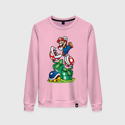 Женский свитшот Ретро Марио